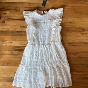 NWT White WildFable Ruffle Dress